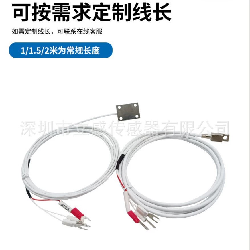 圆孔测温热电阻 压鼻式片表面铂电阻PT100高精度A级三线制4mm