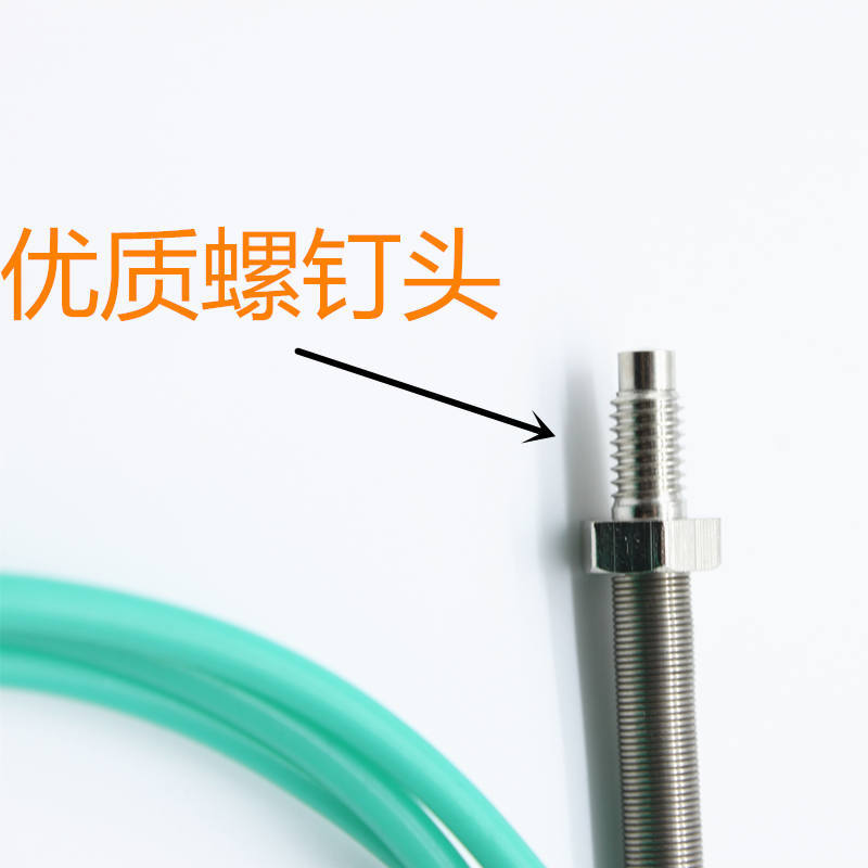 热电偶M6 M8螺纹测温探头螺钉硅胶导线K型温度传感器耐折弯抗运动